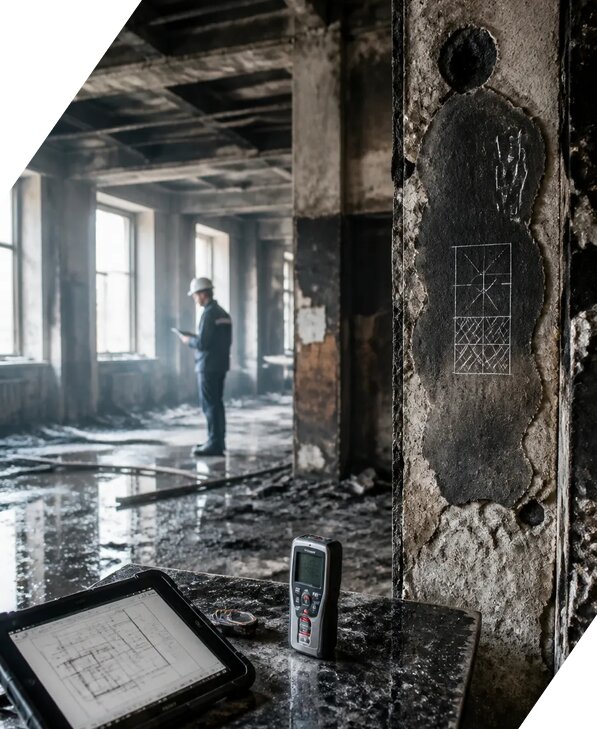 Обследование зданий после пожара в Чите от 15525 р. | ЭкспертизаРоссия